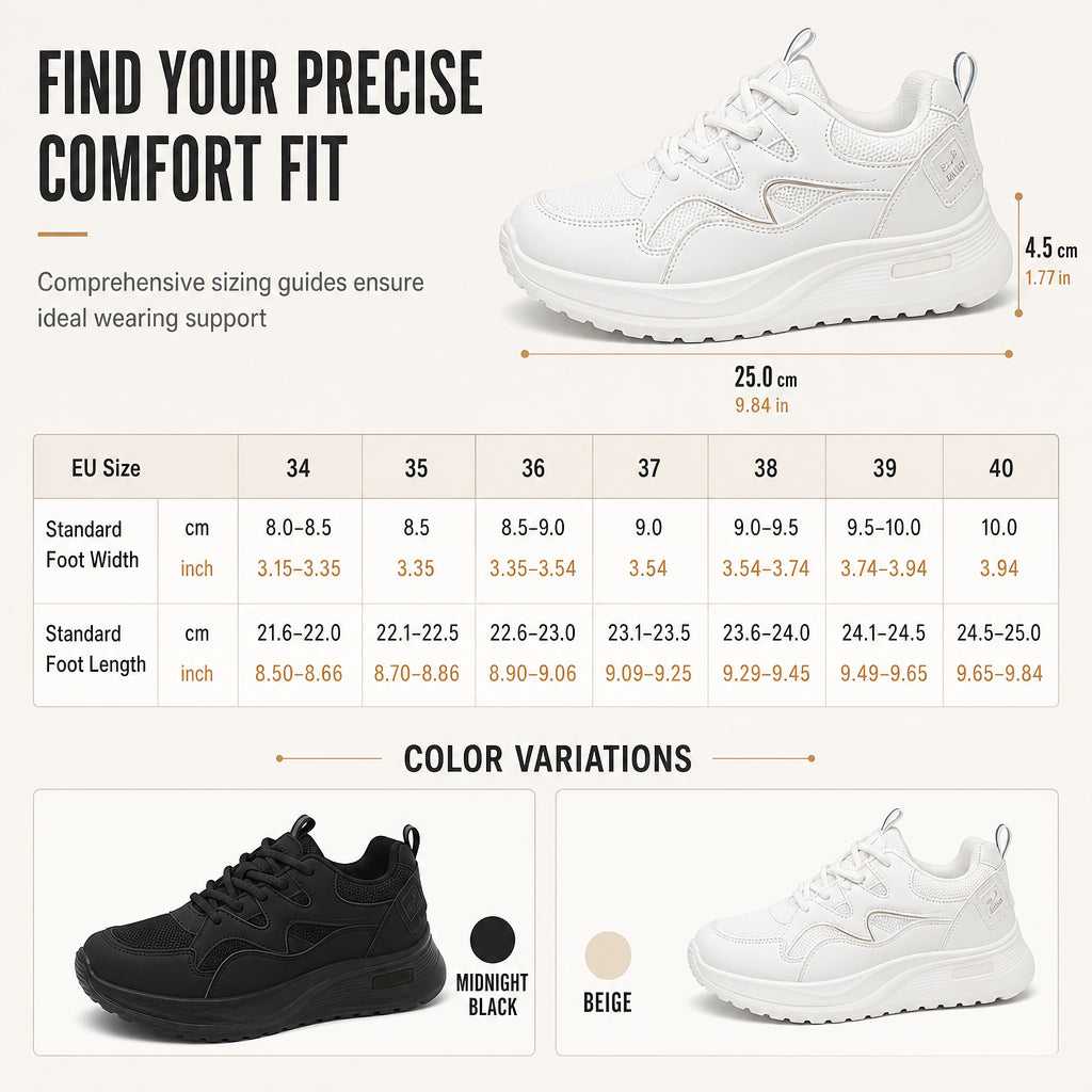 ☁️Cushioned Sole, Fatigue-Free Walking – Women's Lightweight Breathable Sports Shoes ✨