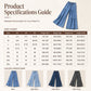 Women's High Waist Wide Leg Denim Pants