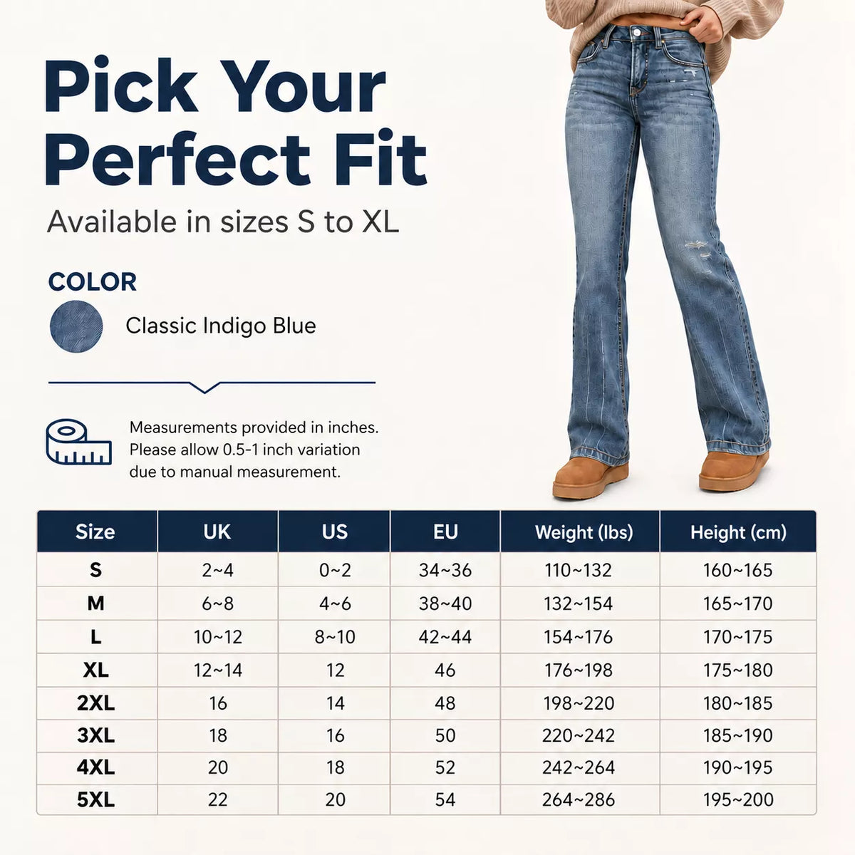 Women's Stretchy High-Waisted Jeans with a Flattering Rise and Easy Everyday Appeal