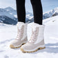 🌸Hot Sale 50% OFF👢 Women's Waterproof Plush-Lined Mid-Calf Snow Boots