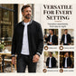 Men's Casual Jacquard Baseball Jacket