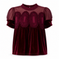 Women's Solid Short Sleeve Top with Ruffle Collar