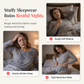 Womens 2 Piece Ribbed Pajama Set Heart Print Camisole Top and Long Pants Loungewear