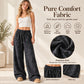 👖Women's Casual Leopard Print Wide Leg Sweatpants