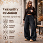 👖Women's Casual Leopard Print Wide Leg Sweatpants