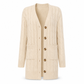 🌸Women's Long Single Breasted Knitted Cardigan Sweater Casual Outerwear Coat for Autumn and Winter