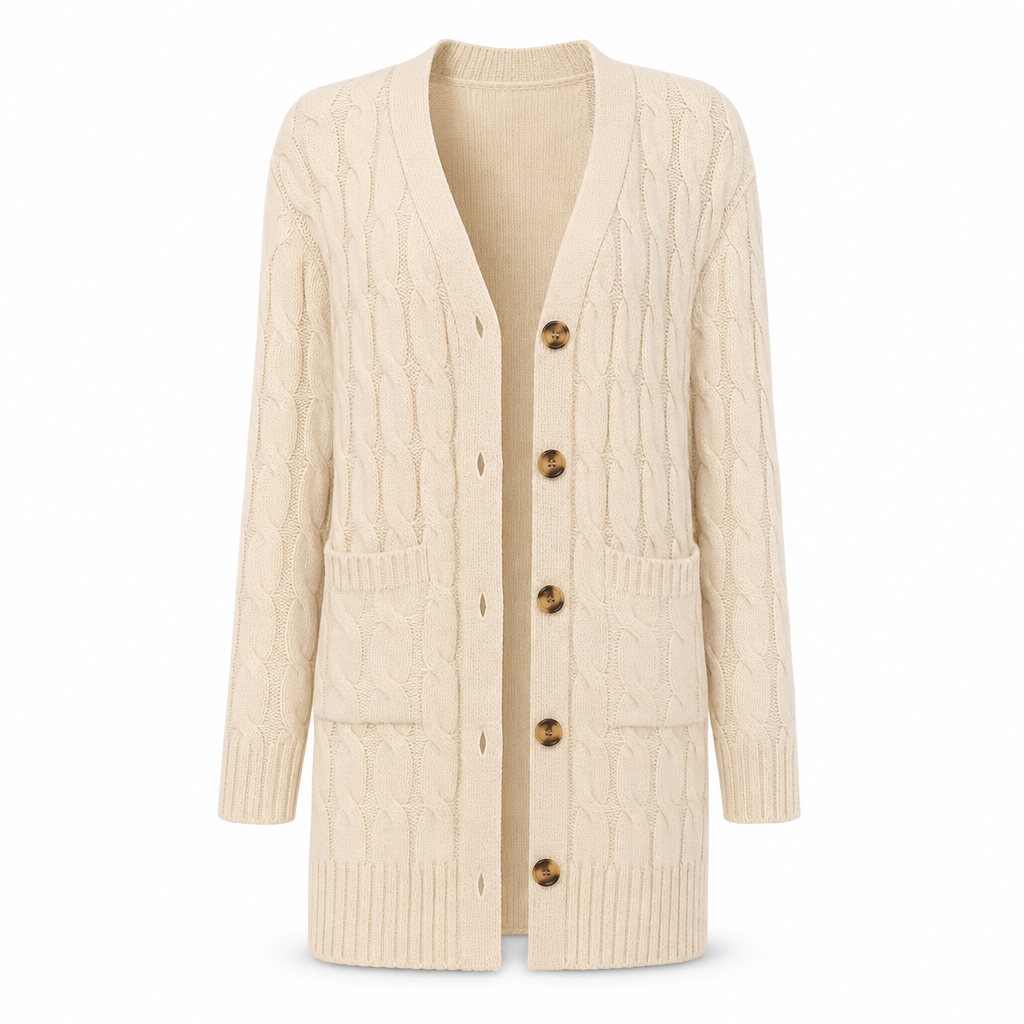 🌸Women's Long Single Breasted Knitted Cardigan Sweater Casual Outerwear Coat for Autumn and Winter
