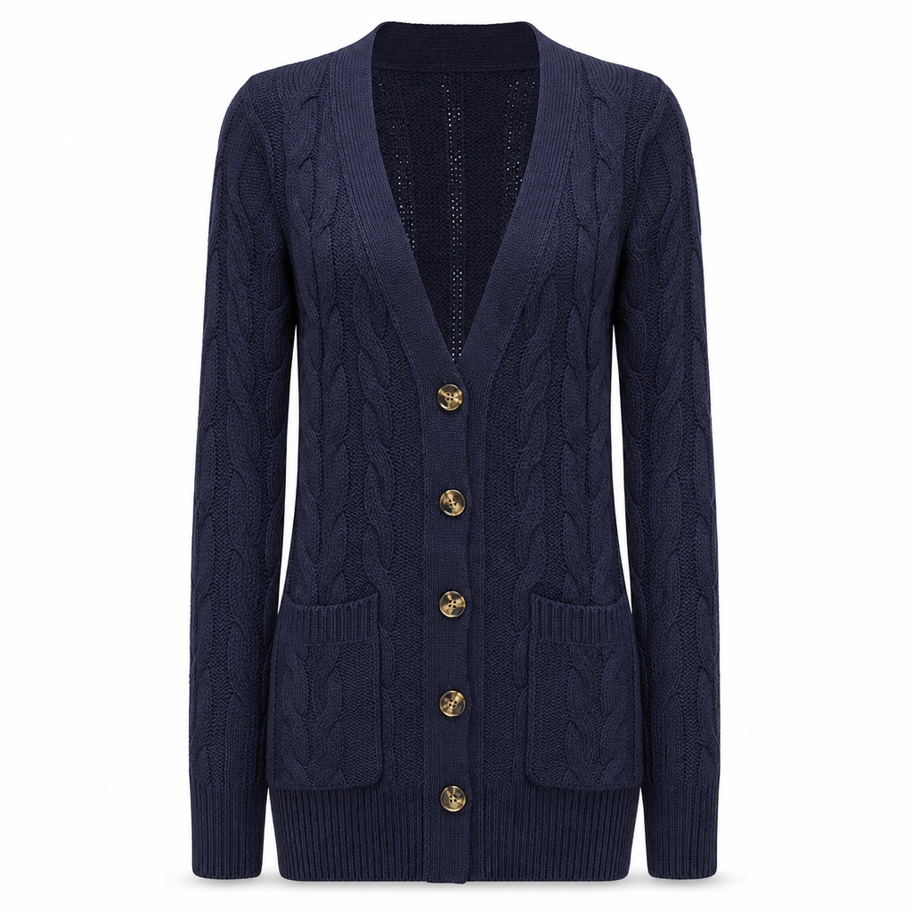 🌸Women's Long Single Breasted Knitted Cardigan Sweater Casual Outerwear Coat for Autumn and Winter