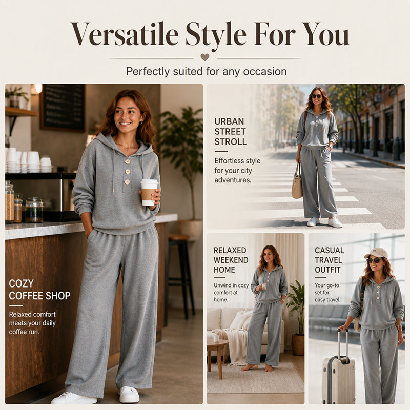 🌸Hot Sale 50% OFF💖Women's Casual Hoodie and Lounge Pants Set