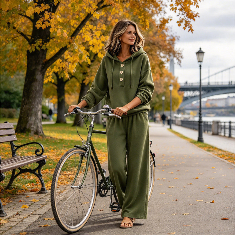 🌸Hot Sale 50% OFF💖Women's Casual Hoodie and Lounge Pants Set