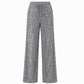 Women's Sparkling Sequin Wide-Leg Pants