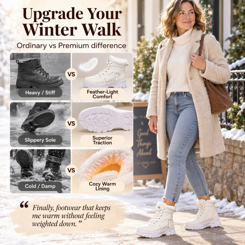 🌸Hot Sale 50% OFF💖Women's Winter Warm Plush-Lined Ankle Boots