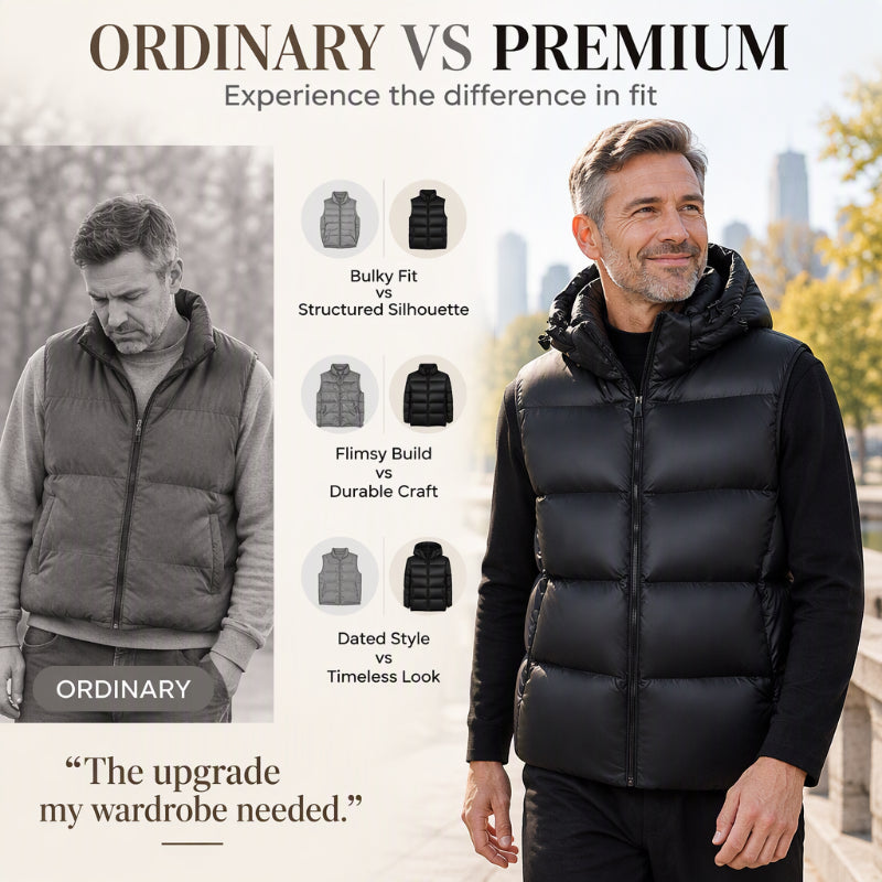 Hot Sale 50% OFF🔥Men's Lightweight Thermal Hooded Vest