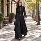 💖Black Friday Mega Deal 💖💜Free Shipping🖤Women's Elegant Longline Coat and Wide-Leg Pants Set
