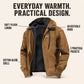 ⏰ Last Day of the Sale ✨Men’s Plush-Lined Hooded Work Jacket