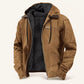 ⏰ Last Day of the Sale ✨Men’s Plush-Lined Hooded Work Jacket