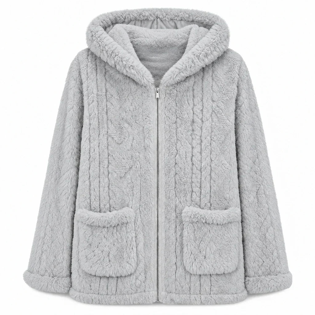 💖Black Friday Mega Deal – 50% off!💖 ❄️Women's Casual Plush Solid Color Cardigan🧸