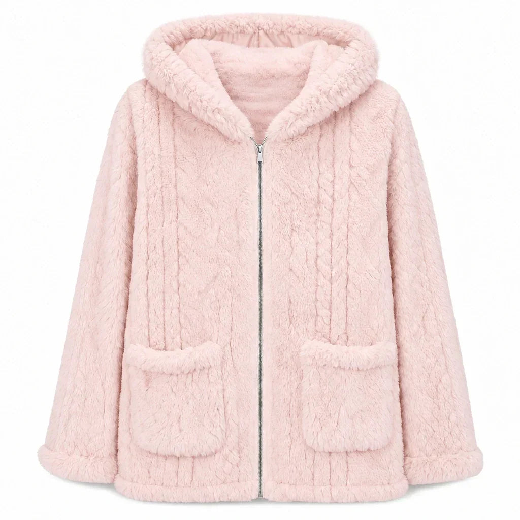 💖Black Friday Mega Deal – 50% off!💖 ❄️Women's Casual Plush Solid Color Cardigan🧸