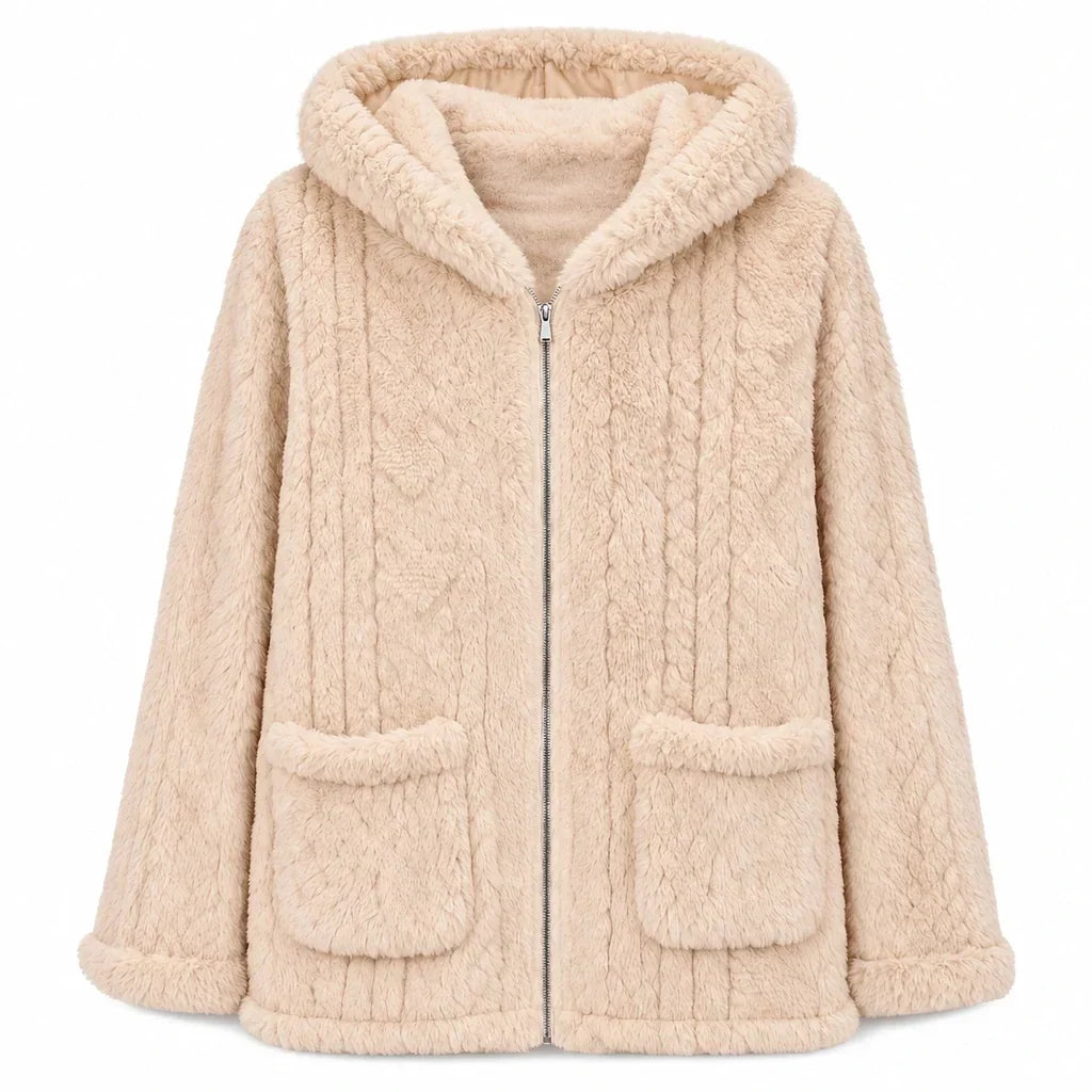 💖Black Friday Mega Deal – 50% off!💖 ❄️Women's Casual Plush Solid Color Cardigan🧸