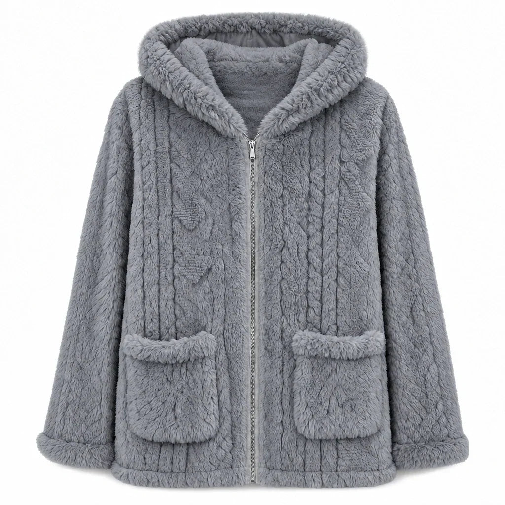 💖Black Friday Mega Deal – 50% off!💖 ❄️Women's Casual Plush Solid Color Cardigan🧸