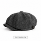 Vintage British Style Newsboy Cap for Men and Women Classic Casual Flat Cap Octagonal Beret Hat