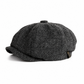 Vintage British Style Newsboy Cap for Men and Women Classic Casual Flat Cap Octagonal Beret Hat