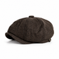 Vintage British Style Newsboy Cap for Men and Women Classic Casual Flat Cap Octagonal Beret Hat