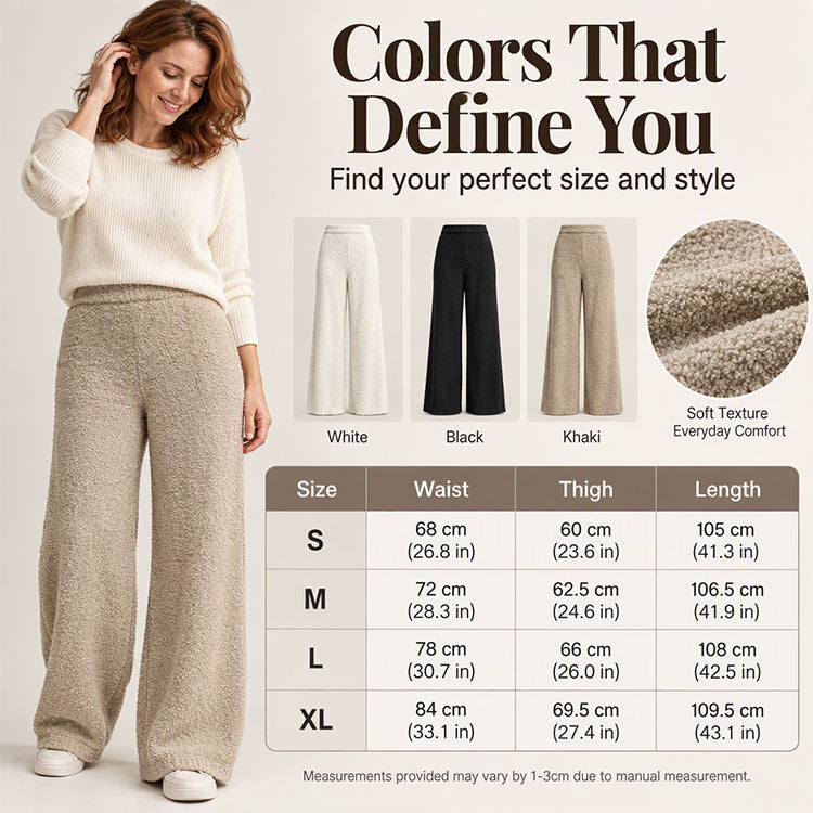 Women's Cozy Soft Wide-Leg Pants