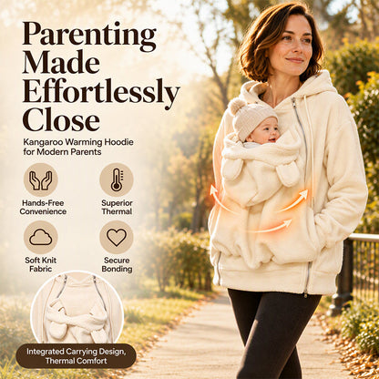 Cozy Warm Babywearing Hooded Jacket