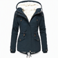 Women's Hooded Fleece-Lined Padded Winter Coat