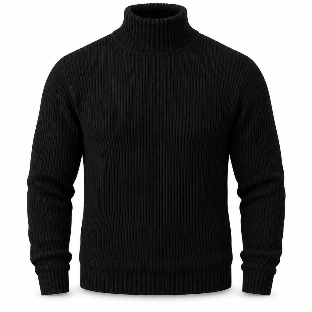 Men's Slim Fit Knit Turtleneck Sweater