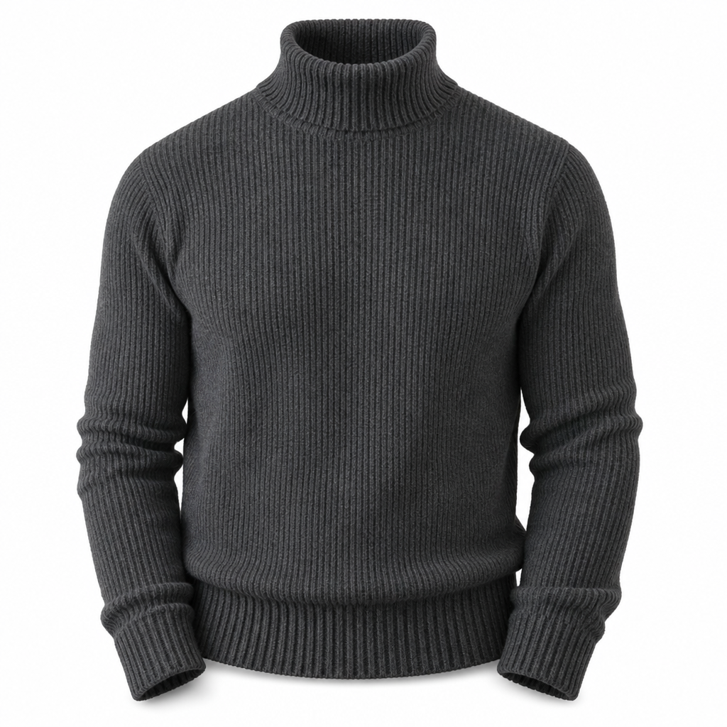 Men's Slim Fit Knit Turtleneck Sweater