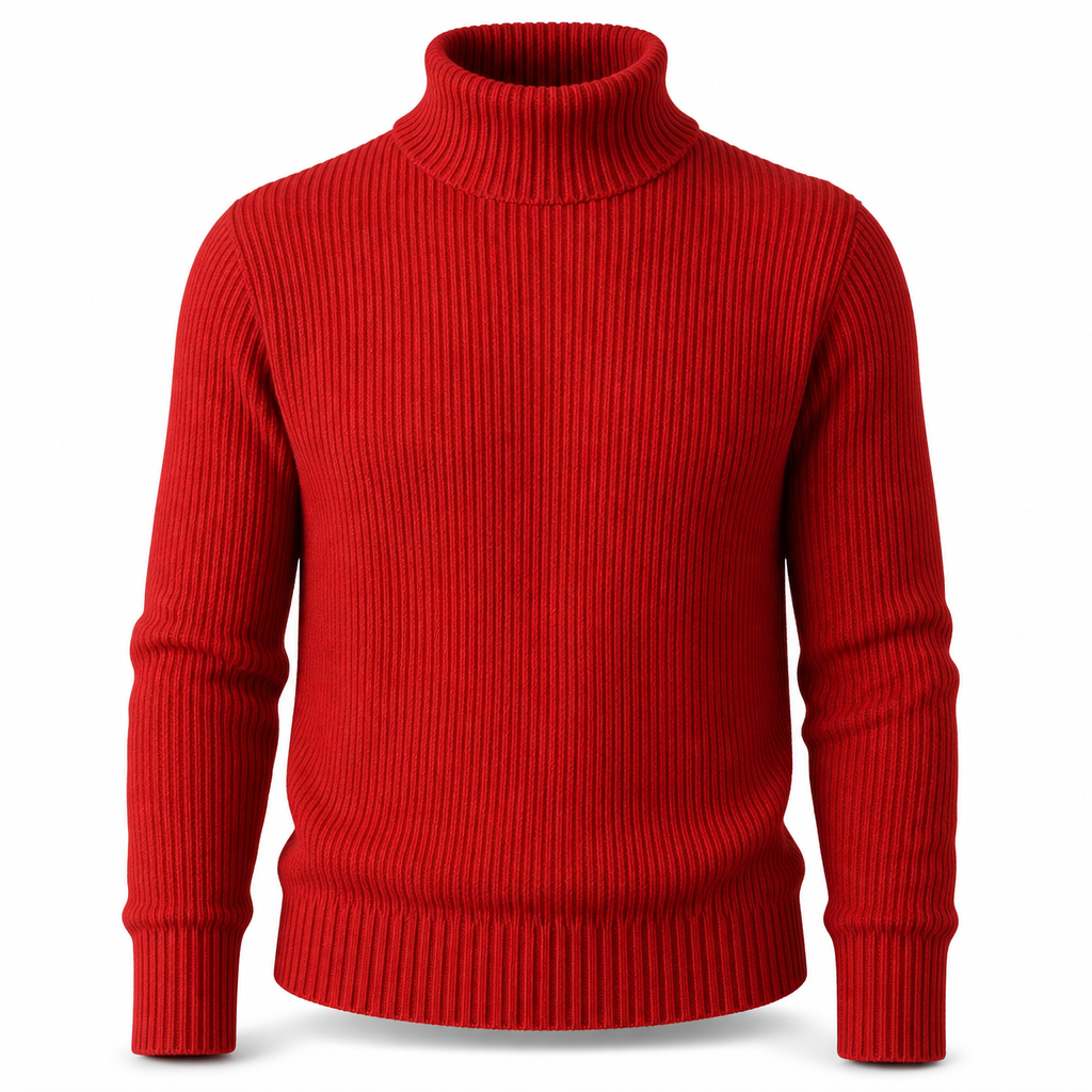 Men's Slim Fit Knit Turtleneck Sweater