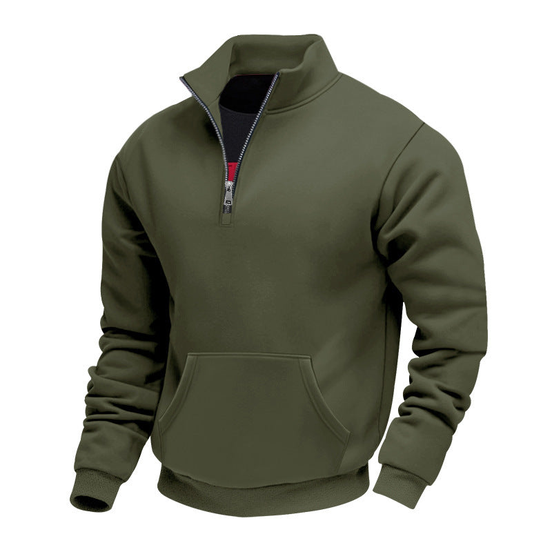 Men's Warm Half-Zip Sweatshirt