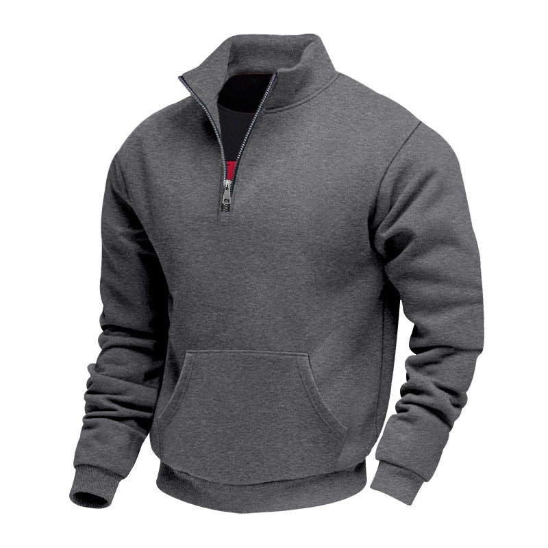 Men's Warm Half-Zip Sweatshirt