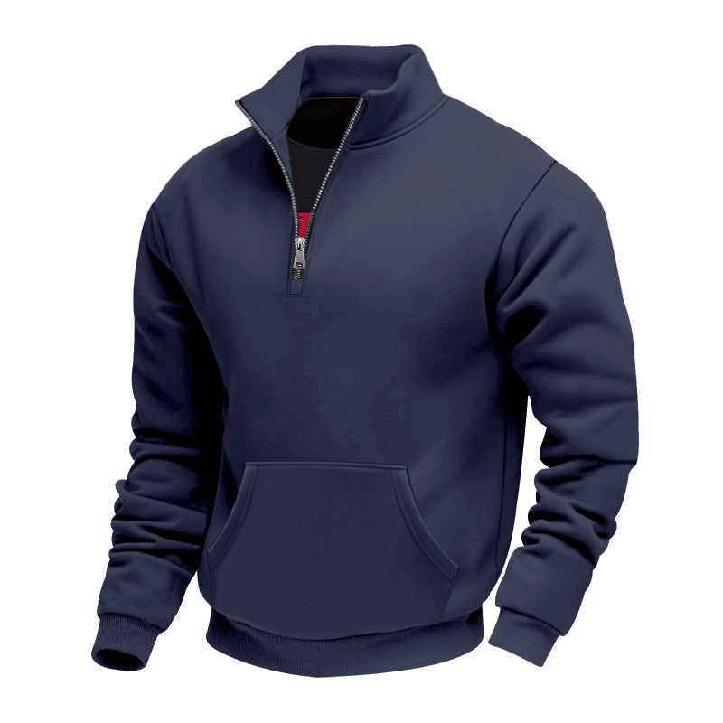 Men's Warm Half-Zip Sweatshirt