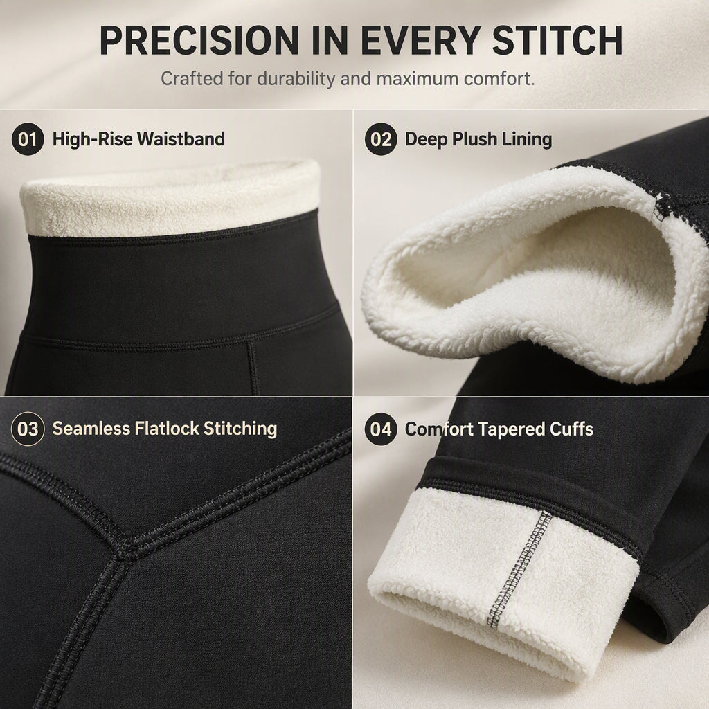 🧘 Leg-Elongating Silhouette | Women's High-Waisted Thermal Yoga Pants