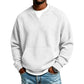 Men's Casual Waffle Knit Sweatshirt