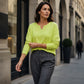 👚 Flattering Neckline, Easy Everyday Comfort | Women's Casual Notch V-Neck Long Sleeve Top
