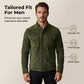 🧥 Retro Ribbed Texture, Structured Collar Detail | Men's Vintage-Style Corduroy Stand Collar Jacket