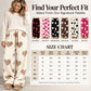 Women's Heart Print Plush Wide-Leg Pants
